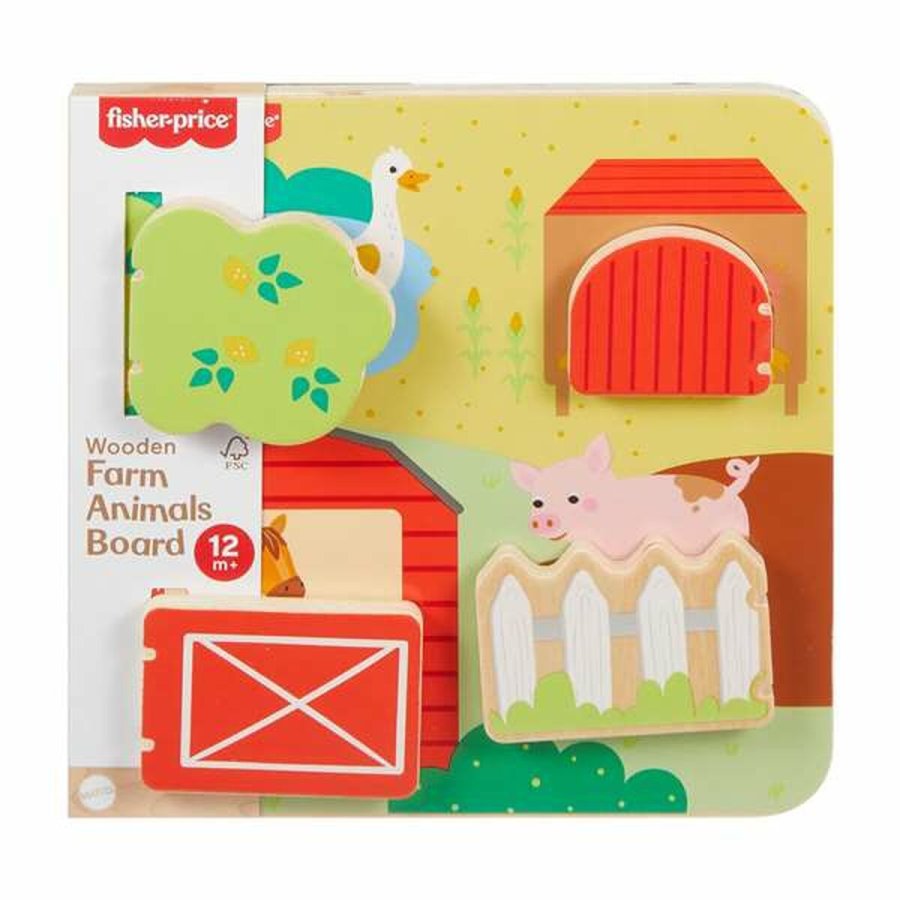 Baby legetj Mattel 20 x 20 x 1,91 cm dyr #1