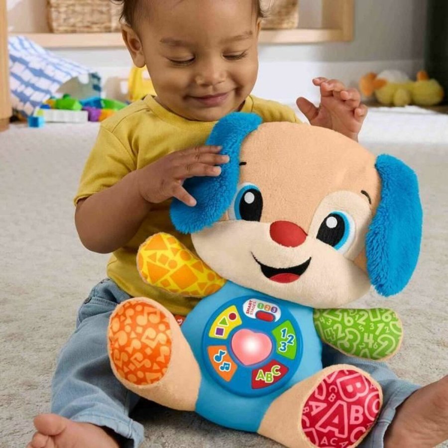 Bamse Fisher-Price Laugh and Learn Puppy Progressive Awakening Musical Plush JFD20 Brun plys Musical Hund #3