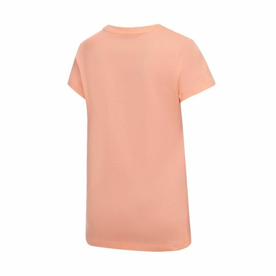 Kortrmet T-shirt til Kvinder New Balance Essentials Stacked Pink #2