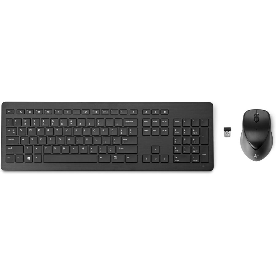 Tastatur og mus HP 3M165AA Spansk qwerty Sort Bluetooth #1