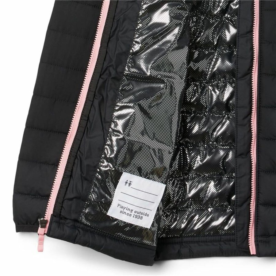 Sportsjakke til brn Columbia Powder Lite Sort #3