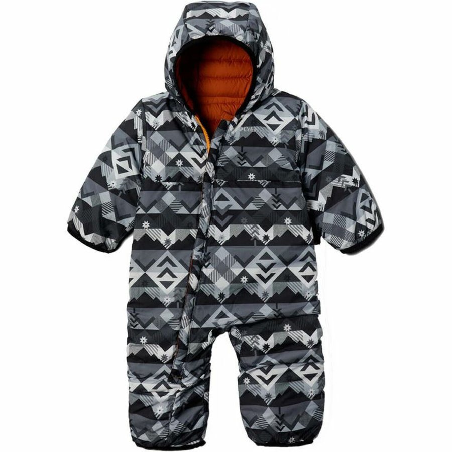 Overtrksdagt til brn Columbia Powder Lite Reversible Orange #3