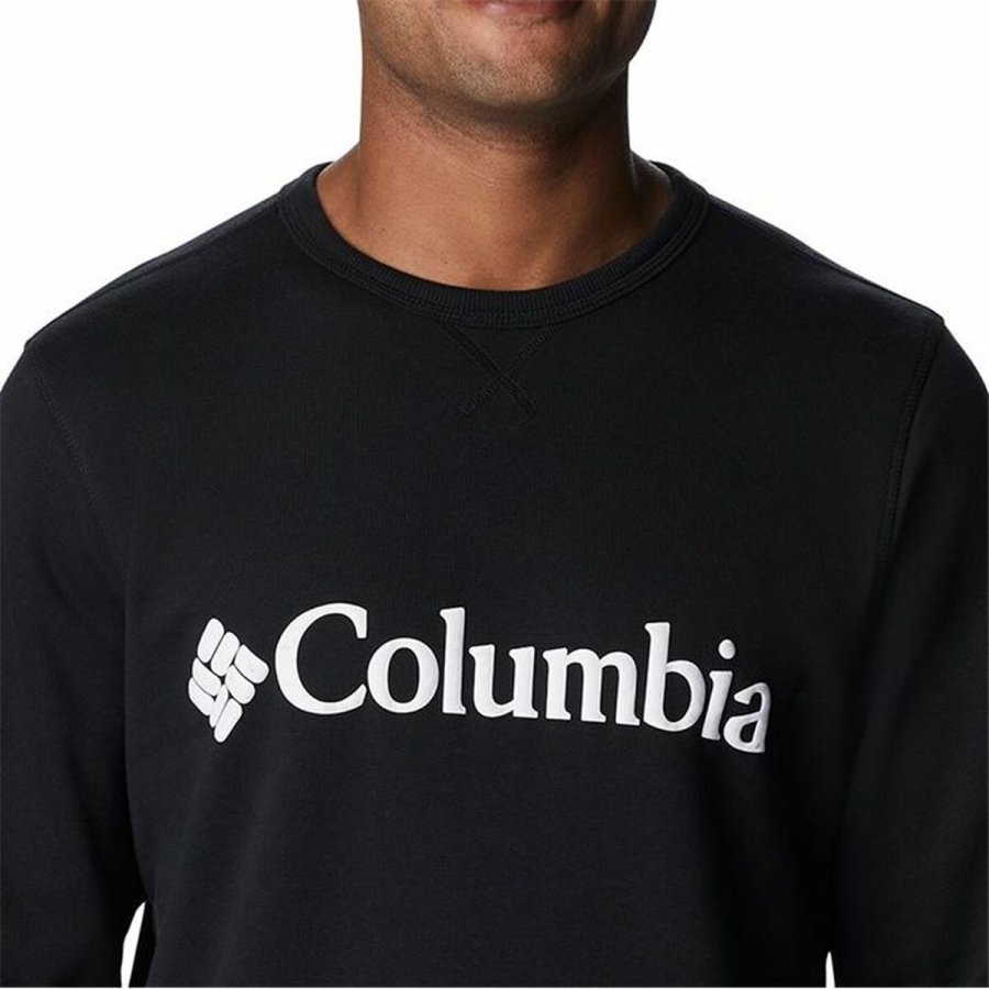 Sweaters uden H�tte til M�nd Columbia Logo Fleece Crew Sort #2