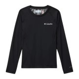 Lang�rmet T-shirt til B�rn Columbia Midweight Crew 2 Sort #1