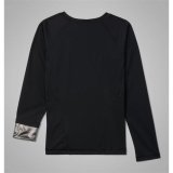 Lang�rmet T-shirt til B�rn Columbia Midweight Crew 2 Sort #2