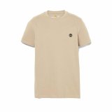 Kort�rmet T-shirt til M�nd Timberland Beige #2