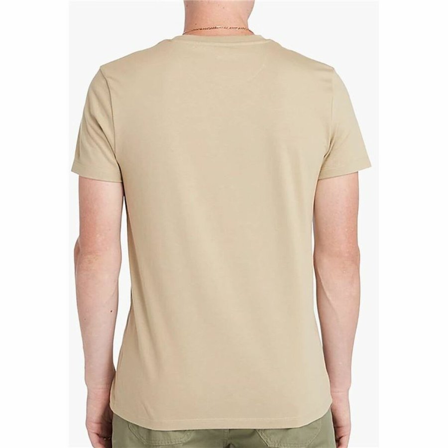 Kort�rmet T-shirt til M�nd Timberland Beige #4