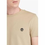 Kort�rmet T-shirt til M�nd Timberland Beige #5