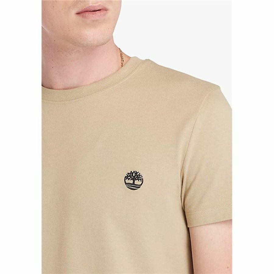 Kort�rmet T-shirt til M�nd Timberland Beige #5