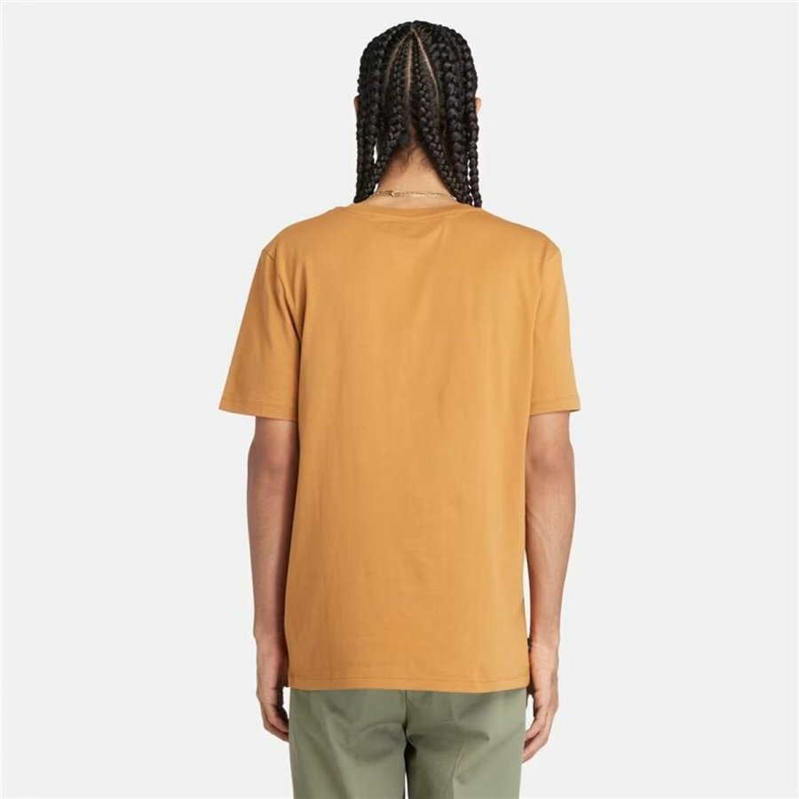 Kortrmet T-shirt til Mnd Timberland Stack Logo #3