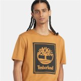 Kortrmet T-shirt til Mnd Timberland Stack Logo #5