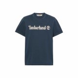 Kortrmet T-shirt til Mnd Timberland Kennebec River Camo Linear Logo Bl #2