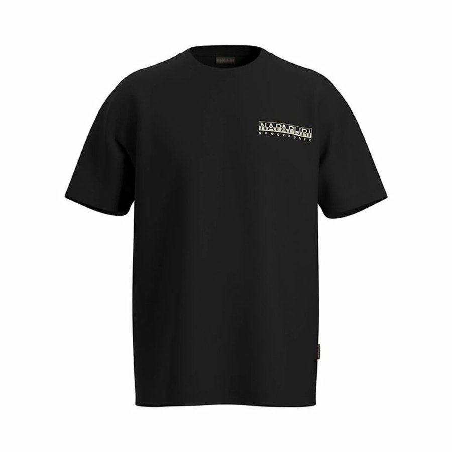 Kortrmet T-shirt til Mnd Napapijri S-Gouin Sort #1