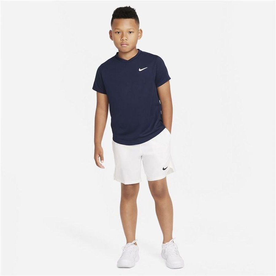 B�rne Kort�rmet T-shirt Nike CV7565-451 Marinebl� #3