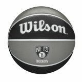 Basketball Wilson Nba Team Tribute Brooklyn Nets Sort Naturgummi Onesize 7 #1