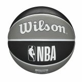 Basketball Wilson Nba Team Tribute Brooklyn Nets Sort Naturgummi Onesize 7 #2