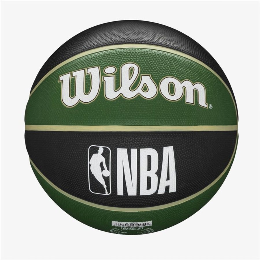Basketball Wilson NBA Team Tribute Milwakee 7 Gr�n Naturgummi (St�rrelse 7) #2