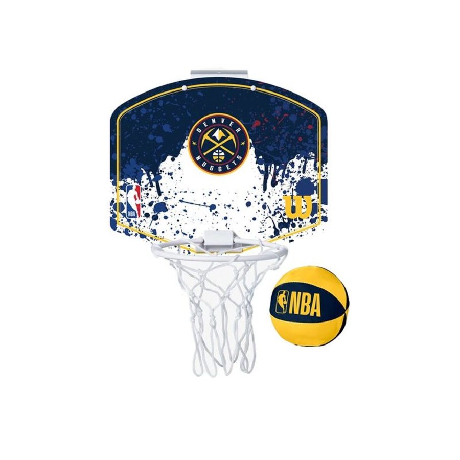 Basketballkurv Wilson NBA Team Mini Denver Nuggets Bl� #1