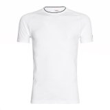 Kort�rmet T-shirt til M�nd Wilson Wilson Team Seamless Crew Hvid Padel #1