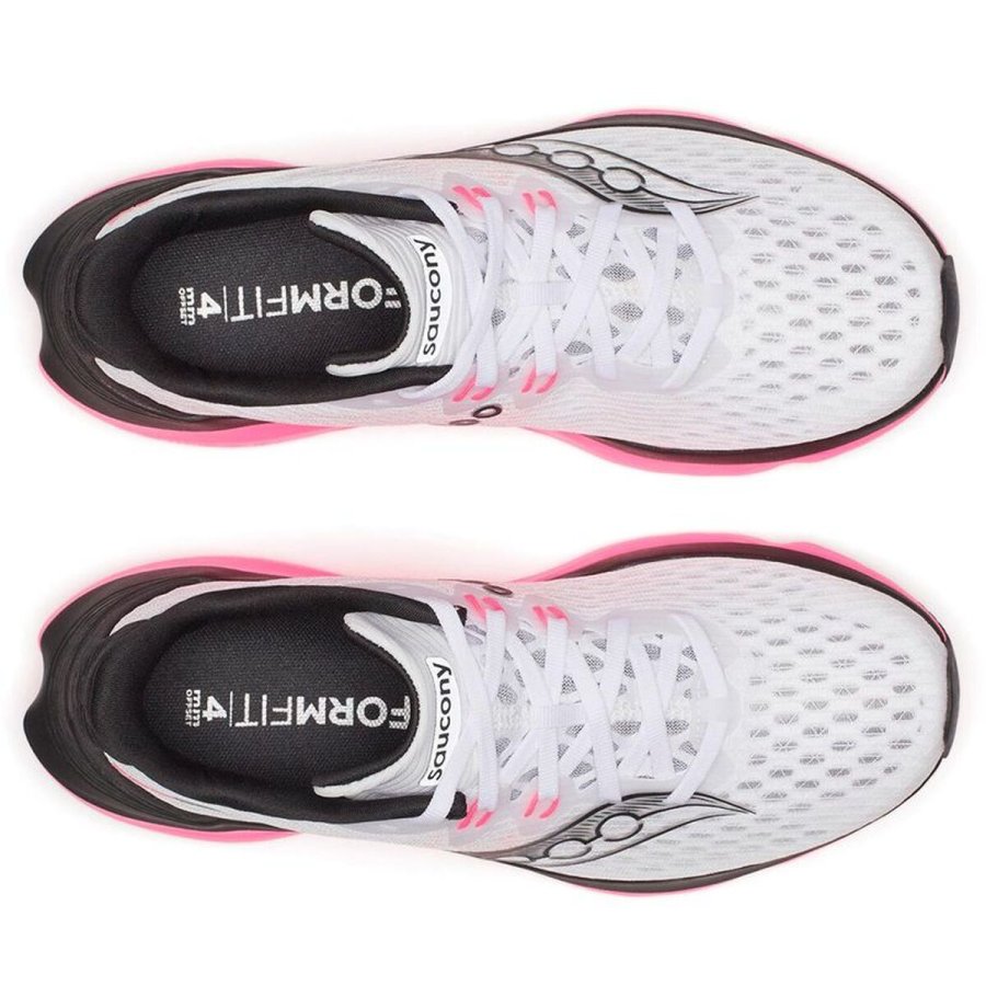 L�besko til voksne Saucony Kinvara 16 Hvid Pink #4