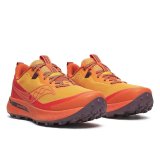 Trail l�besko til m�nd (bjergl�b) Saucony Peregrine 15 Gul Orange #5