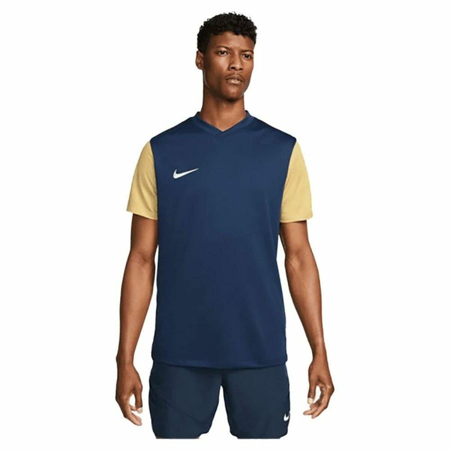 Kort�rmet T-shirt til M�nd Nike TIEMPO PREMIER 2 TEE DH8035 411 Marinebl� #1