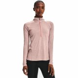 Kortrmet T-shirt til Kvinder Under Armour  Tech 1/2 Zip Pink #5