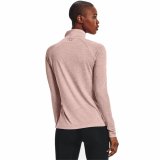Kortrmet T-shirt til Kvinder Under Armour  Tech 1/2 Zip Pink #7