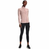 Kortrmet T-shirt til Kvinder Under Armour  Tech 1/2 Zip Pink #1