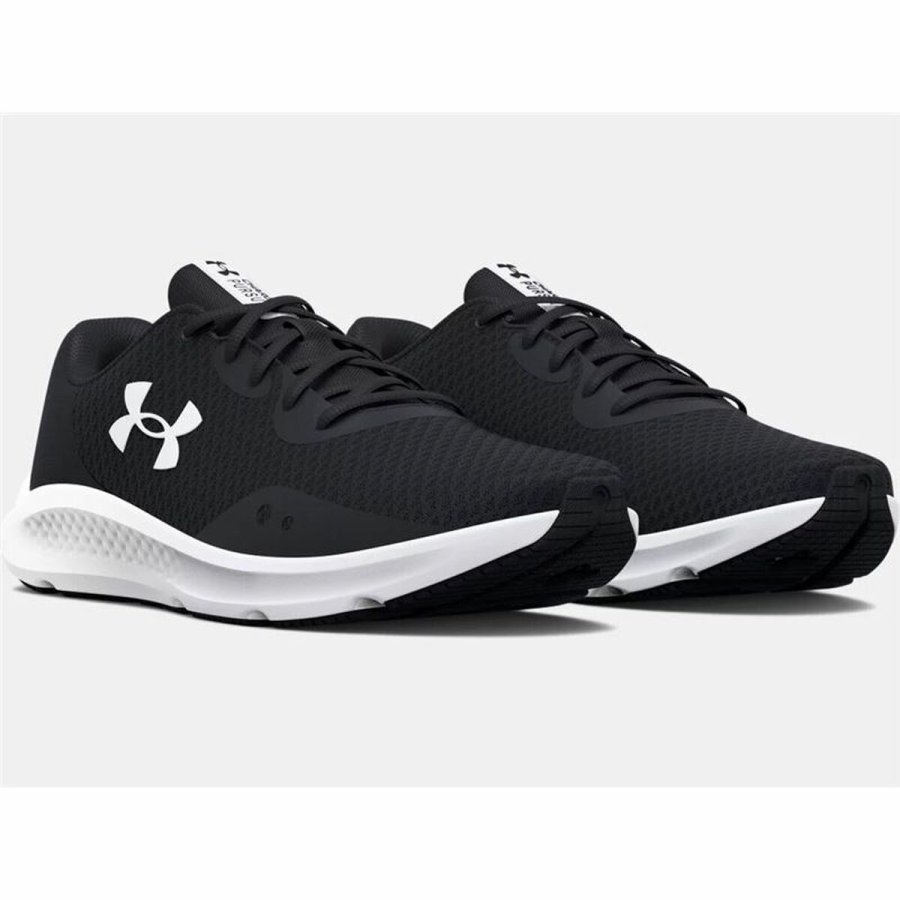 Sportssneakers til damer Under Armour Charged Pursuit 3 Sort #4