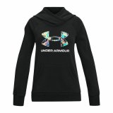 Sweatshirt med h�tte til piger Under Armour Rival Sort #3
