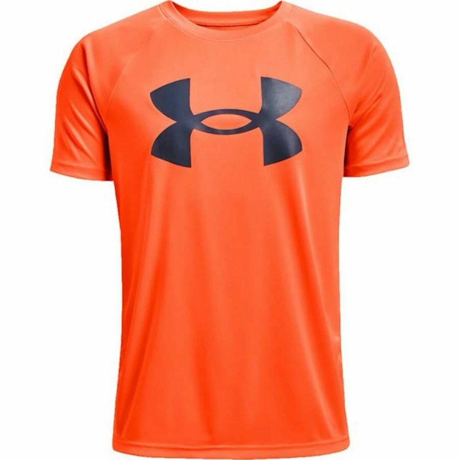 Kort�rmet T-shirt til B�rn Under Armour Orange #1