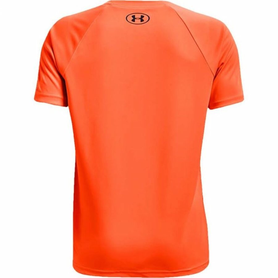 Kort�rmet T-shirt til B�rn Under Armour Orange #2