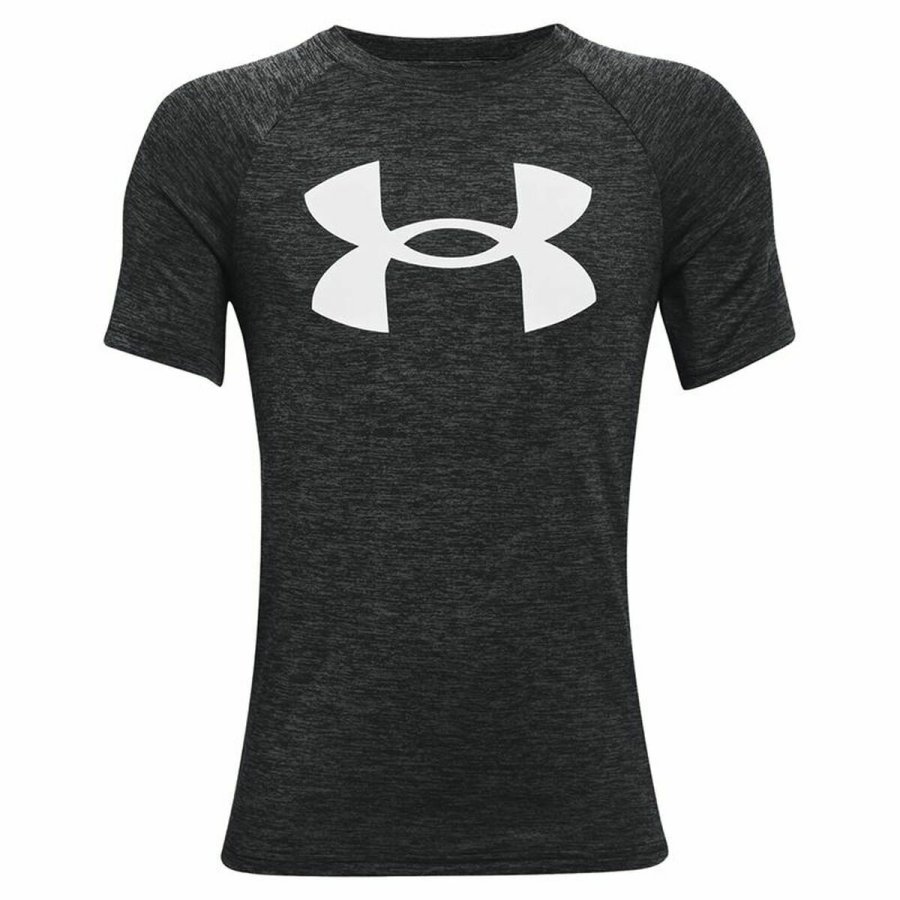 Kort�rmet T-shirt til B�rn Under Armour Tech Twist SS Sort #1