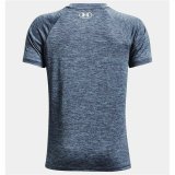 Kortrmet T-shirt til Brn Under Armour Tech Twist SS Bl Indigo #3