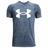 Kortrmet T-shirt til Brn Under Armour Tech Twist SS Bl Indigo #2