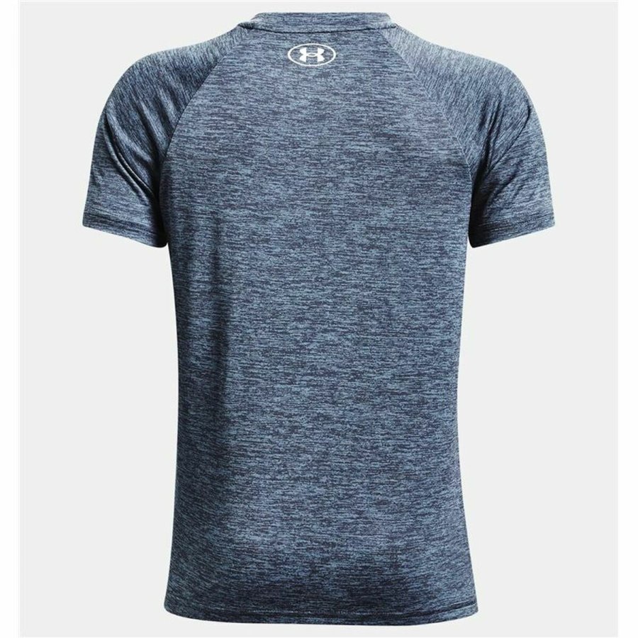 Kortrmet T-shirt til Brn Under Armour Tech Twist SS Bl Indigo #4