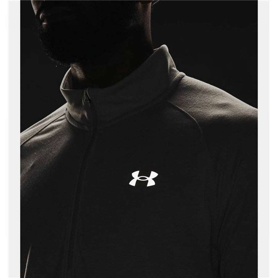 Lang�rmet T-shirt til M�nd Under Armour Streaker Run Beige #5