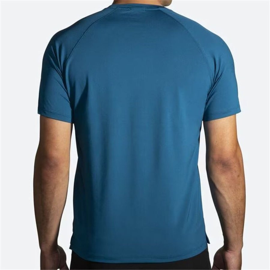 Kort�rmet T-shirt til M�nd Brooks Atmosphere  2.0 Cyan #7