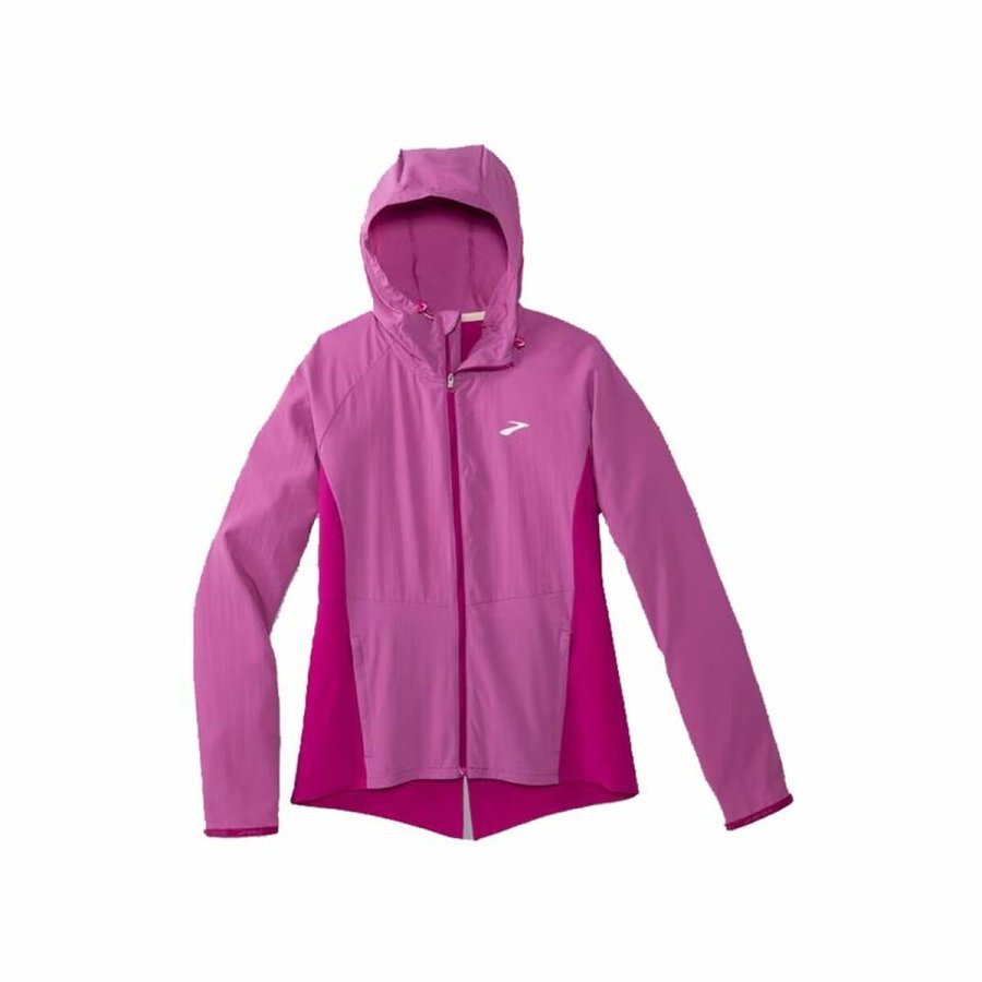Sportsjakke til damer Brooks Canopy Frosted Mrk pink #1