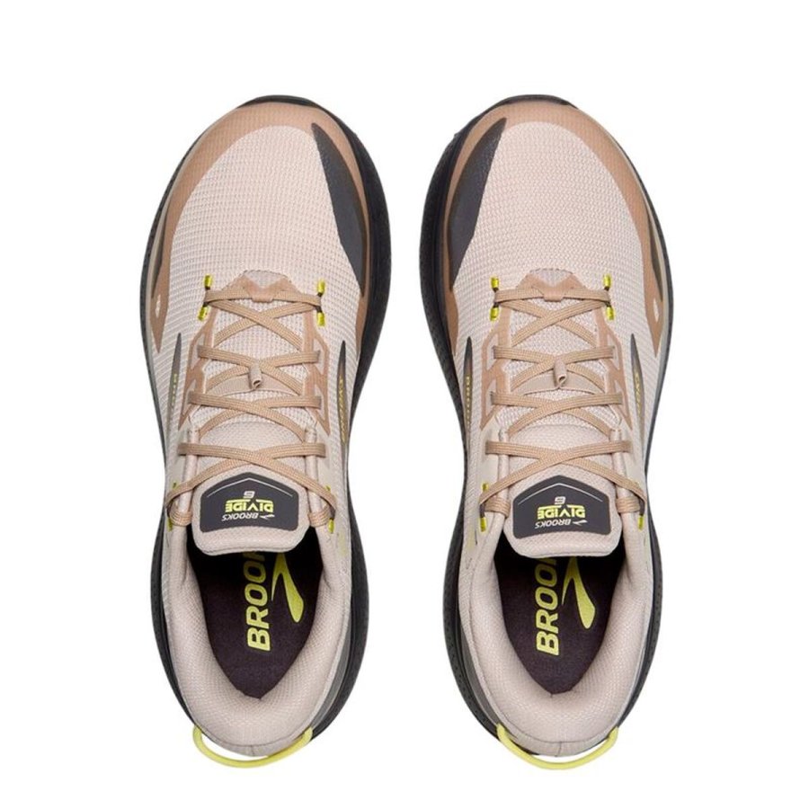 Trail l�besko til m�nd (bjergl�b) Brooks Divide 6 Beige #4