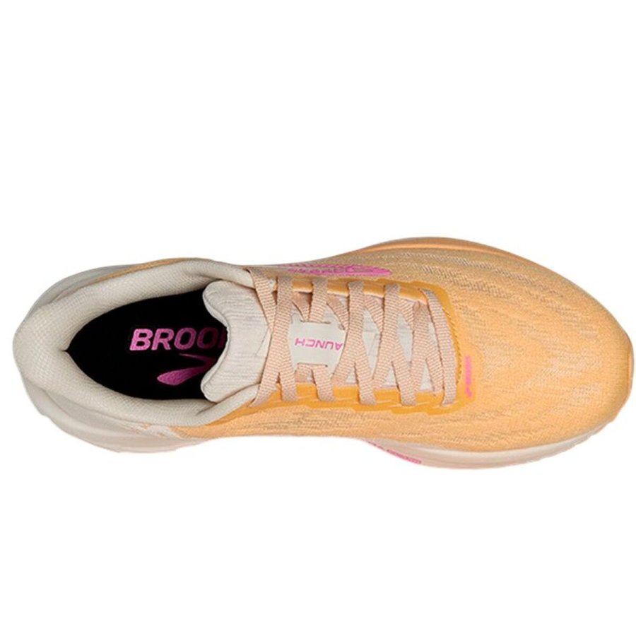 L�besko til voksne Brooks Launch 11 Beige Orange #4