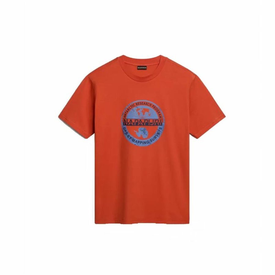 Kortrmet T-shirt til Mnd Napapijri S-Bollo Ss 1 Orange #1
