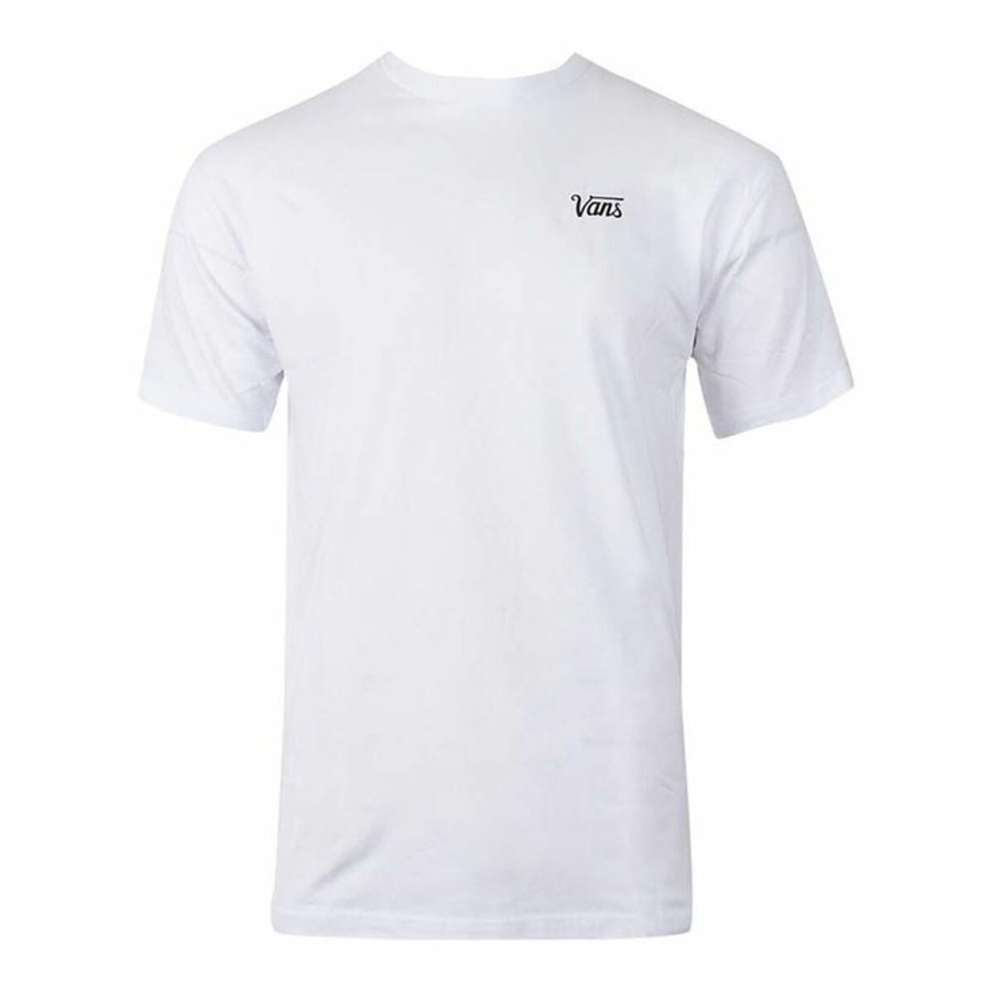 Brne Kortrmet T-shirt Vans Mini Scrip-B Hvid #1