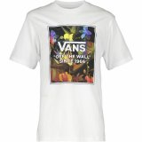 Kort�rmet T-shirt til B�rn Vans Flowers Hvid #1