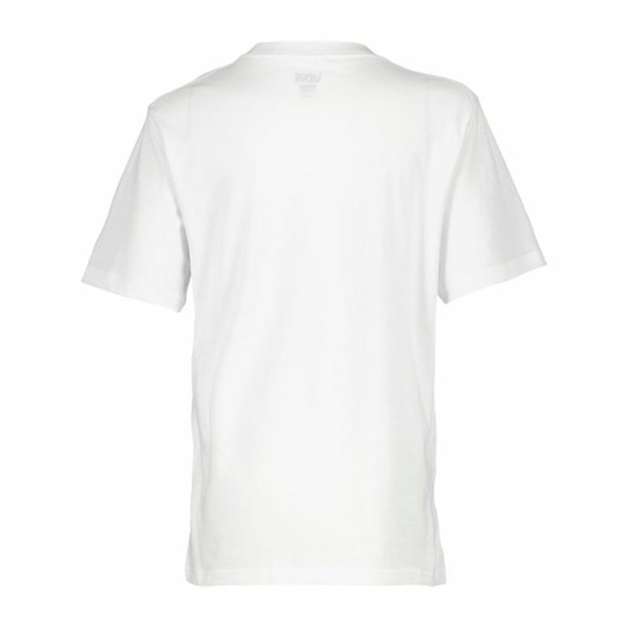 Kort�rmet T-shirt til B�rn Vans Flowers Hvid #2