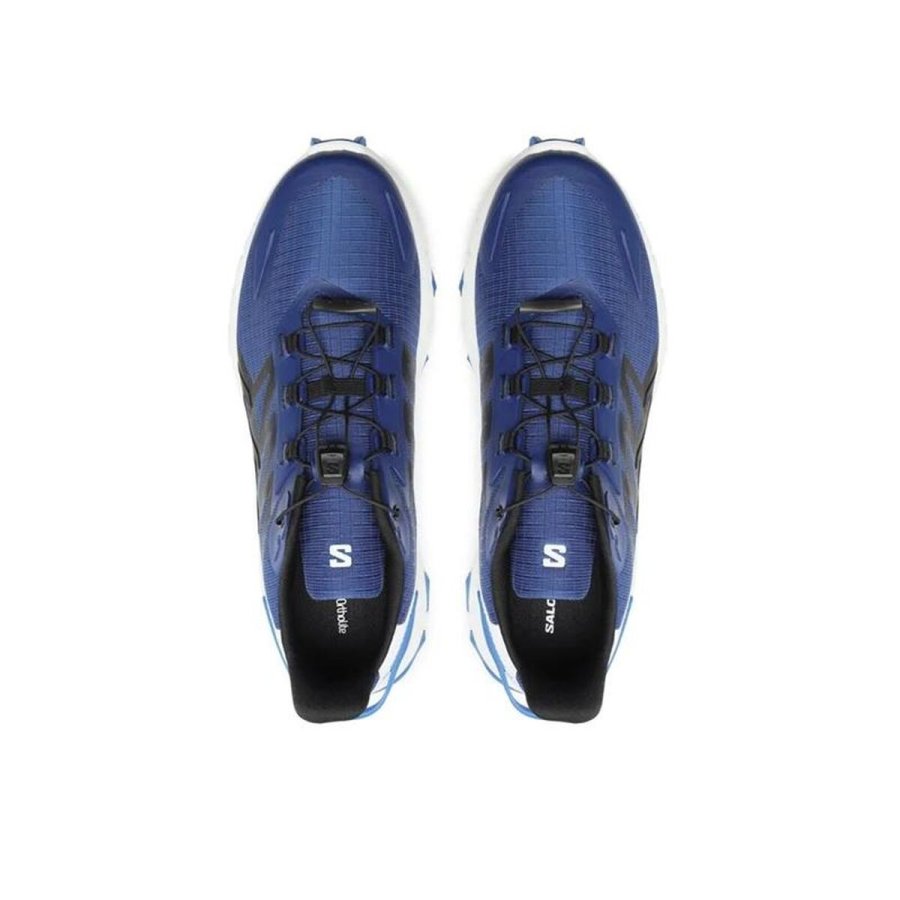 Trail l�besko til m�nd (bjergl�b) Salomon Supercross 4 Bl� #4