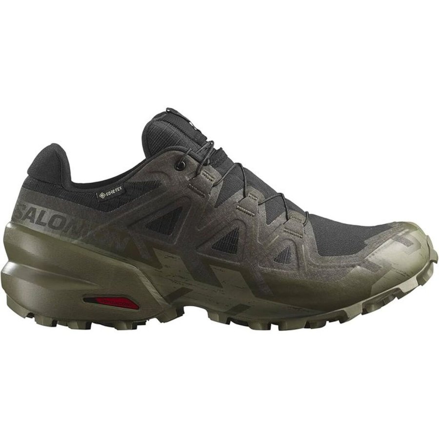 Trail l�besko til m�nd (bjergl�b) Salomon Speedcross 6 Gtx Oliven #1
