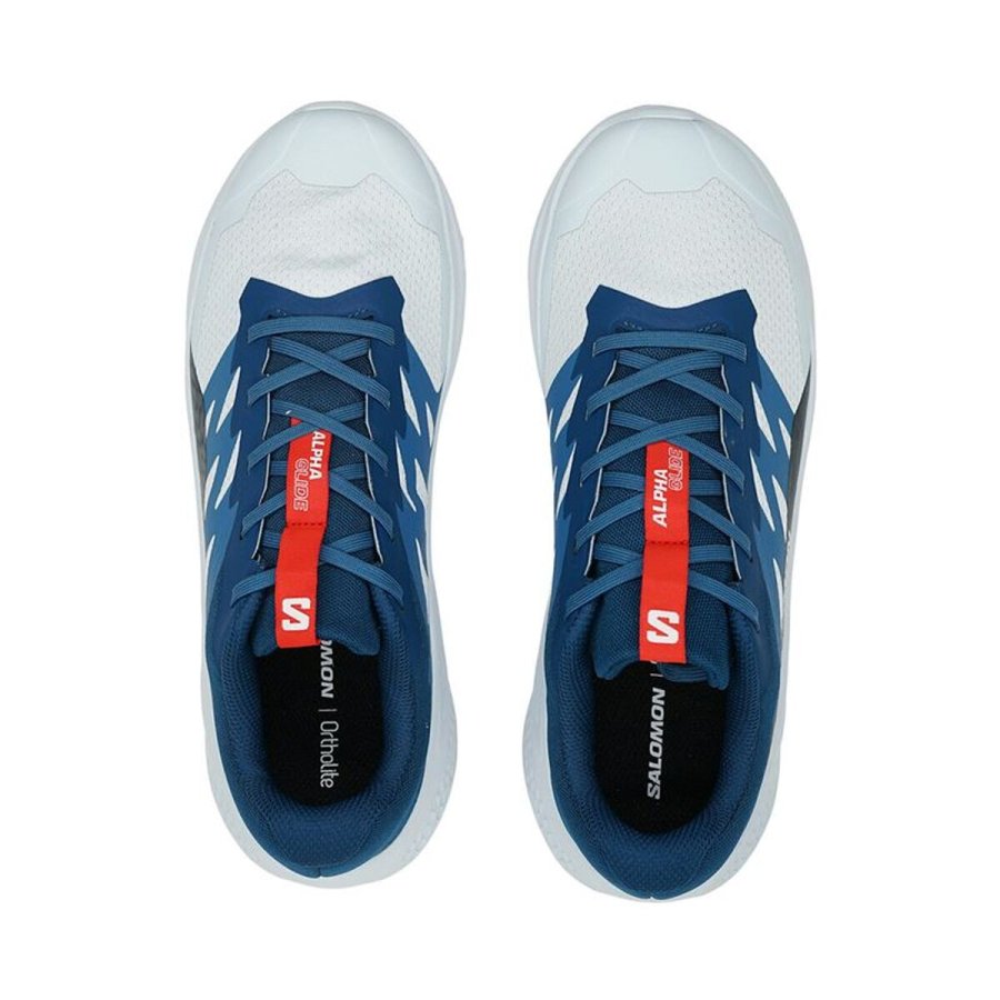 Trail l�besko til m�nd (bjergl�b) Salomon Alphaglide M�rkebl� #4