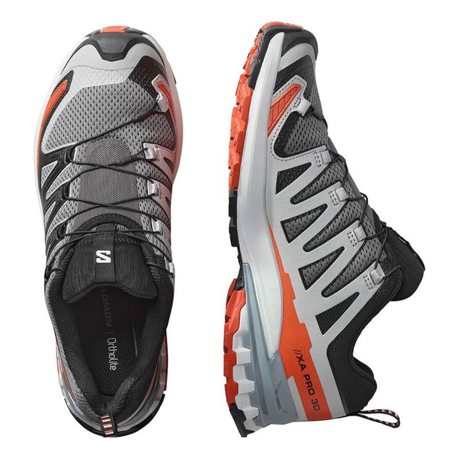 Trail l�besko til m�nd (bjergl�b) Salomon Xa Pro 3D V9 Gr� #4